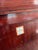 Auburn Vintage Asian-Inspired Solid Wood Cabinet With Brass Hardware For Sale - Image 8 of 9