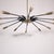 Mid-Century Brass & Black Metal Ceiling Lamp by Oscar Torlasco for Lumi For Sale - Image 13 of 15
