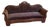Vintage 19th Century Empire/Regency Mahogany Sofa For Sale
