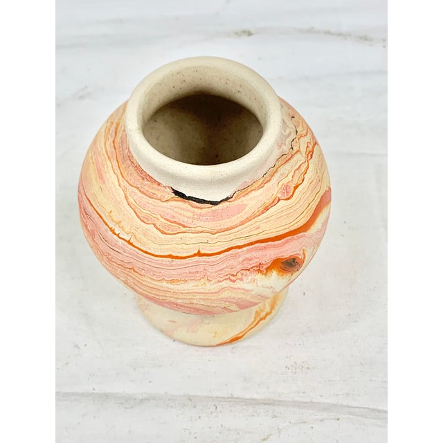 良色】ネマジ ポタリー Nemadji Pottery vase①