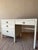 Vintage Simmons Metal Desk With Original Square Pulls, C 1940s For Sale - Image 11 of 15