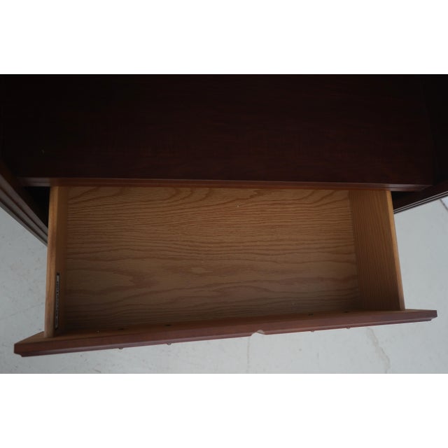 Broyhill Cherry Open Bookcase Wall Unit Cabinet For Sale In Philadelphia - Image 6 of 16