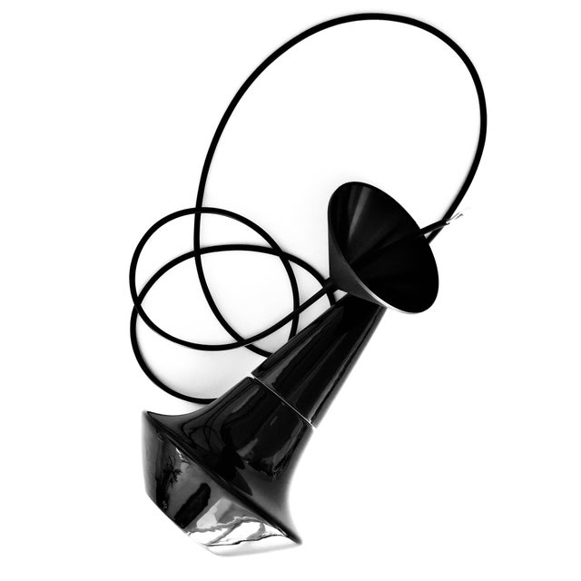 Modern Small 1.0_black Gloss Light by Rodrigo Vairinhos For Sale - Image 3 of 12