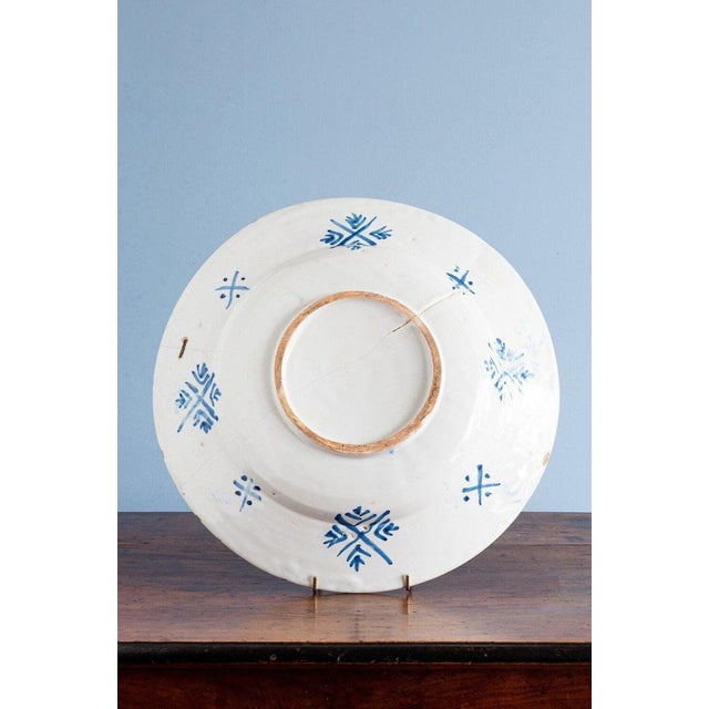 Tondino with Pastoral Scene from Nevers Faience For Sale - Image 10 of 11