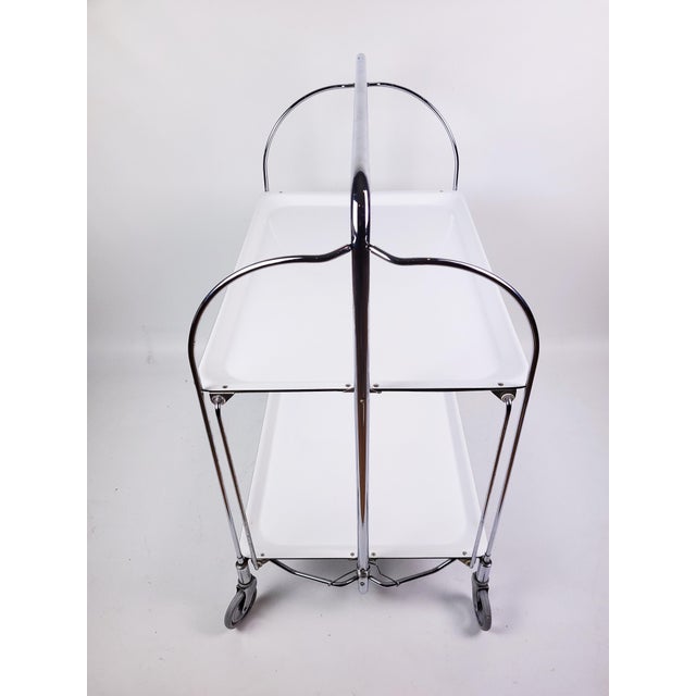 Silver Bar Cart from Bremshey & Co., Germany, 1970s For Sale - Image 8 of 14