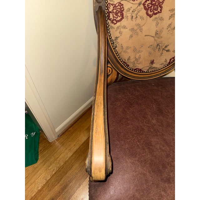 Brown 1970s Old Hickory Tannery Chair For Sale - Image 8 of 9