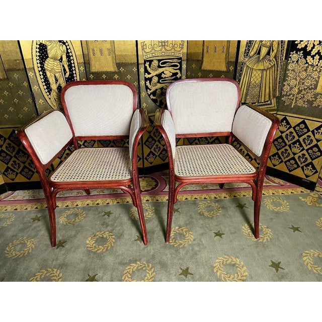 Period: 20th century Style: Art Nouveau Condition: Fully restored in our whorkshop Material: Solid wood Width: 66Height:...