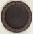Antique 18th century Wedgwood rosso antico basalt plate with grape vine border. Measures 7 5/8" diameter. Unmarked. Good...