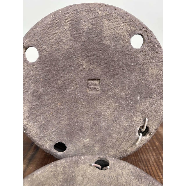 Vintage Round Bonsai Pots, Japan, 1950s, Set of 3 For Sale - Image 10 of 18