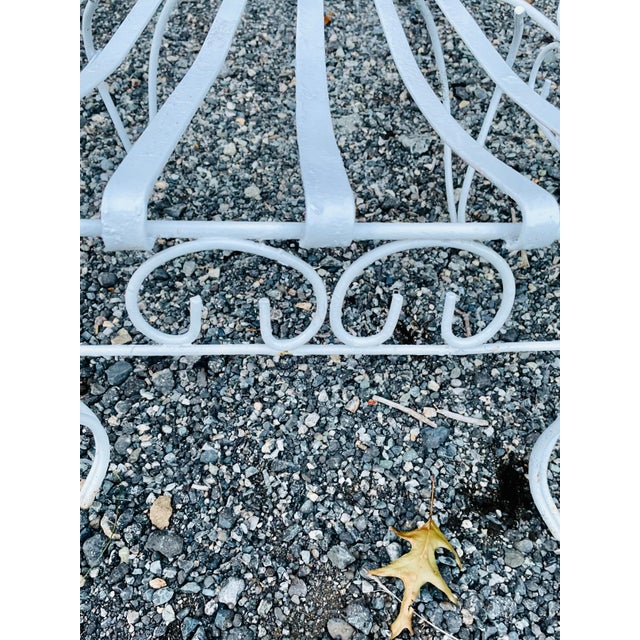 Vintage Wrought Iron Outdoor Patio Seating Upgrade your patio and add some vintage charm to your outdoor space with this...