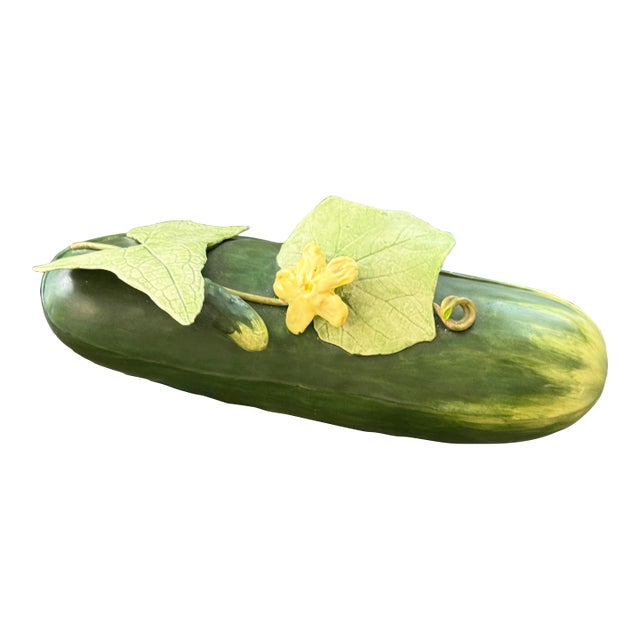 Mary Kirk Kelly Porcelain Zucchini Box For Sale