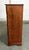 Brown Cherry Five-Drawer Chest of Drawers For Sale - Image 8 of 10