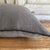 Not Yet Made - Made To Order Stone Washed French Linen Accent Pillow in Castor With Insert For Sale - Image 5 of 5