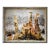 Andrea Stella "A Sunday to Remember" Gold Leaf Oil Mixed Media Painting, Figurative, Italian Contemporary Art, 2010 For Sale