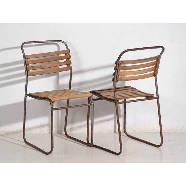 Vintage Garden Chairs, 1920, Set of 4 For Sale - Image 8 of 12