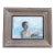 1970’s Original Painting/Charcoal Abstract Woman in Seascape Distressed Wood Frame For Sale
