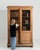 Pitch Pine Library Cabinet With Mesh Screen Doors For Sale - Image 9 of 11
