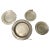 Silver Antique English Pewter Chargers, Set of 4 For Sale - Image 8 of 8
