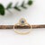 Metal Blue Sapphire Ring With Diamond Accents: Solid 14k Gold, Oval 7x5mm, Size 6.75 For Sale - Image 7 of 7