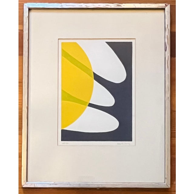 1970s Richard Kemble (Nantucket & Key West 1932 - 2007) American Modern Abstract Lithograph Signed & Dated 1972 For Sale - Image 5 of 8