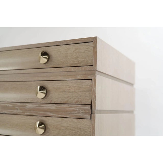 Stacked Dresser in Limed Oak For Sale - Image 11 of 12