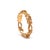 Gucci 18ct Yellow Gold Flora Diamond Ring 0.06ct 2.89g, Size 6 For Sale - Image 10 of 10