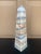 Late 20th Century Late 20th Century Neoclassical Grand Tour Solid Marble Blue, Tan, and White Obelisk For Sale - Image 5 of 8