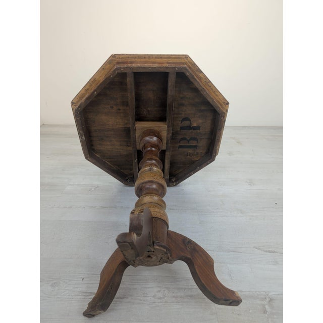 19th Century Biedermaier Marquetry Coffee Table For Sale - Image 10 of 12
