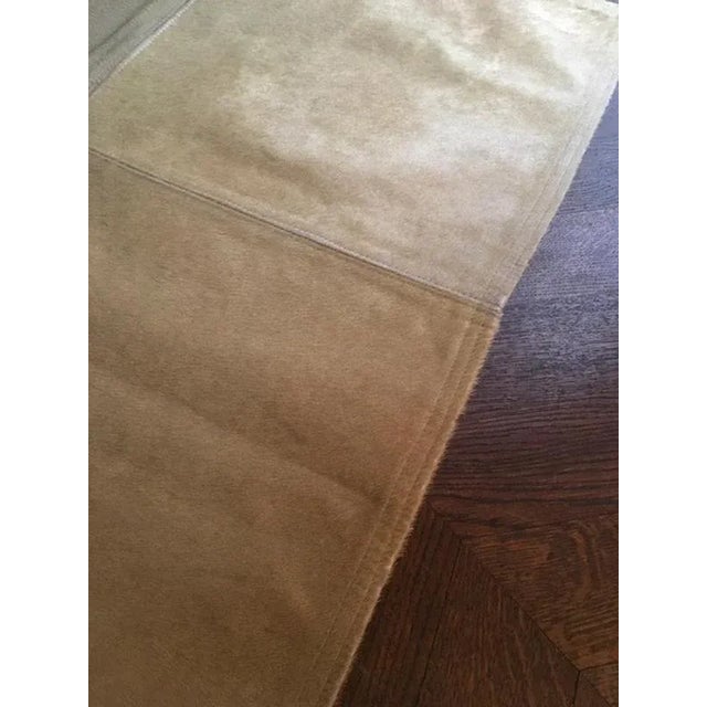 Animal Skin Postmodern Blond Leather Cow Rug, Italy, 1990s For Sale - Image 7 of 8