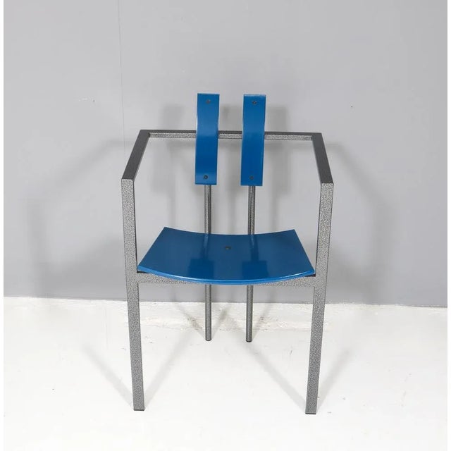 Postmodern Trix Armchair by Karl Friedrich Förster for KKF, 1980s For Sale - Image 9 of 9
