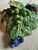 Green Vintage Majolica-Style Grapevine Wall Pocket For Sale - Image 8 of 16