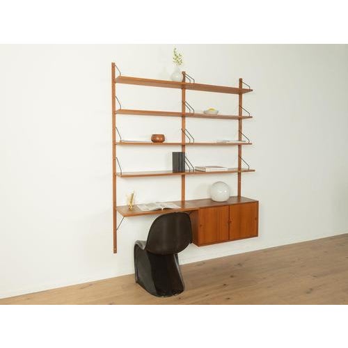 1950s wall shelf, poul cadovius accomplished design: perfect proportions and visible attention to detail.high-quality...