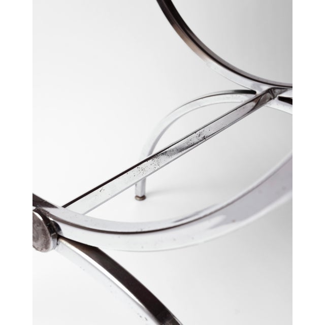 Metal Savonarola Armchair from Maison Jansen, 1960s For Sale - Image 7 of 14