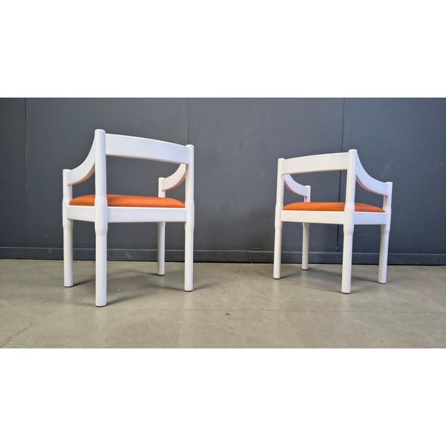 Carimate Armchairs from Vico Magistretti, 1960s, Set of 4 For Sale - Image 6 of 17