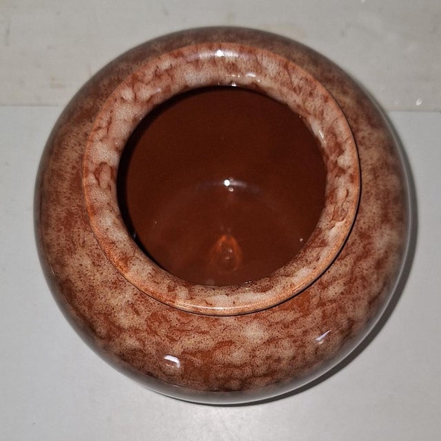 Vintage Ceramic Vase by Veb Steingut Elsterwerder, 1970s For Sale - Image 3 of 6