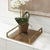 This cast aluminum tray is a beautiful way to display a special accent, vase or candleholder. Substantial in size, and...