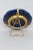 Late 19th Century Limoges France Miniature Porcelain Plate Cobalt Blue Couple Courting Cameo 4732b For Sale - Image 5 of 9