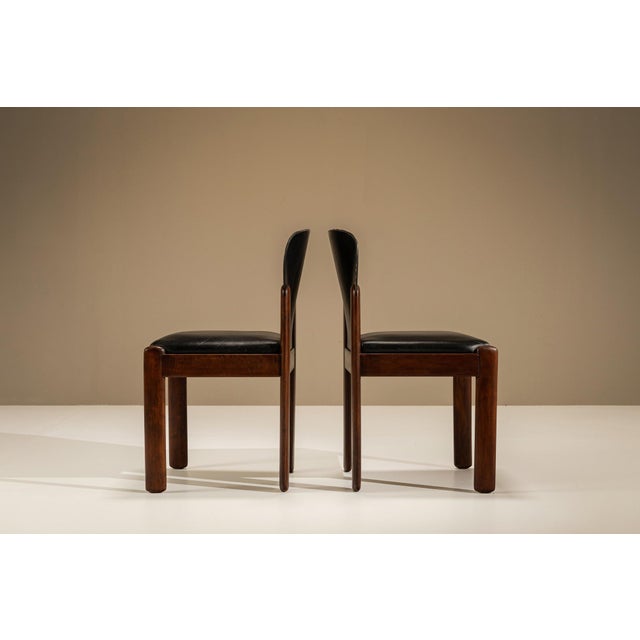 Vintage Dining Room Chairs by Silvio Coppola for Bernini, Italy, 1960s, Set of 4 For Sale - Image 6 of 11