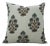 Fabdivine Indoor Pillow Cover Hand Block Printed Thick Linen 16x16 Inch- Morpankh For Sale