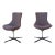 Contemporary Modern Orangebox Bloom Swivel and Tilt Guest Side Chairs - a Pair For Sale