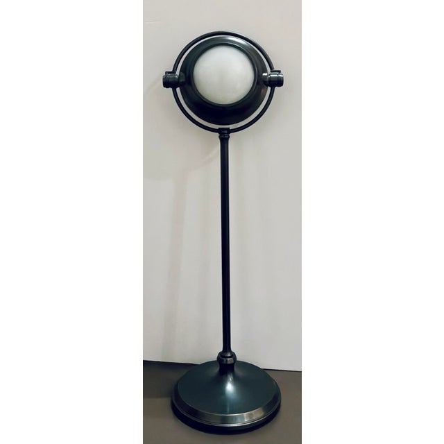 Stylish Industrial Modern Spotlight Table Lamps Pair, showroom floor samples