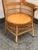 Woven Rattan Armchair, Vintage For Sale - Image 10 of 12