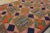 Beautiful Multicolored With Great Geometric Shapes Desings Antique American Hooked Rug. For Sale In New York - Image 6 of 7