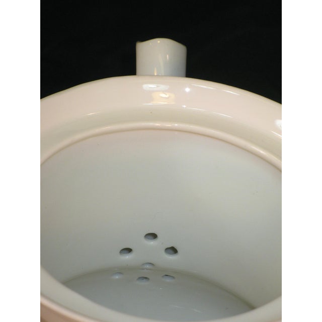 White 1930s Art Deco Demitasse / Tea, Lunch Set 4 Place Setting, White Porcelain p.a.l.t. Czecho-Slovakia For Sale - Image 8 of 18