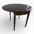 Brown Compact Drop-Leaf Table in Mahogany For Sale - Image 8 of 11