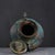 Bronze Archaistic Chinese Bronze Lidded Hu Vase With Dragon Handles and Long Inscription For Sale - Image 8 of 9