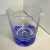 1980s Vintage Lucite Blue Cut to Clear Ice Bucket With Tongs For Sale - Image 5 of 10
