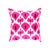 Turkish Rose Hand Knotted Turkish Ikat Pillow Cover For Sale - Image 3 of 5