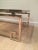 Gold Very Nice Large Chrome Coffee Table, circa 1970 For Sale - Image 8 of 13