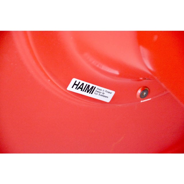 Mid-Century Modern Set of Saturnus Armchair & Table by Yrjö Kukkapuro for Haimi, 1960s For Sale - Image 3 of 6